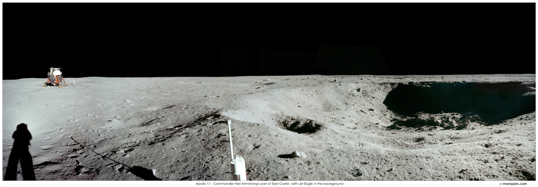 Apollo 11 on the Surface of the Moon